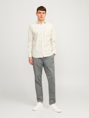 JACK & JONES - Tapered Pantalón chino 'Stace Harlow' en gris