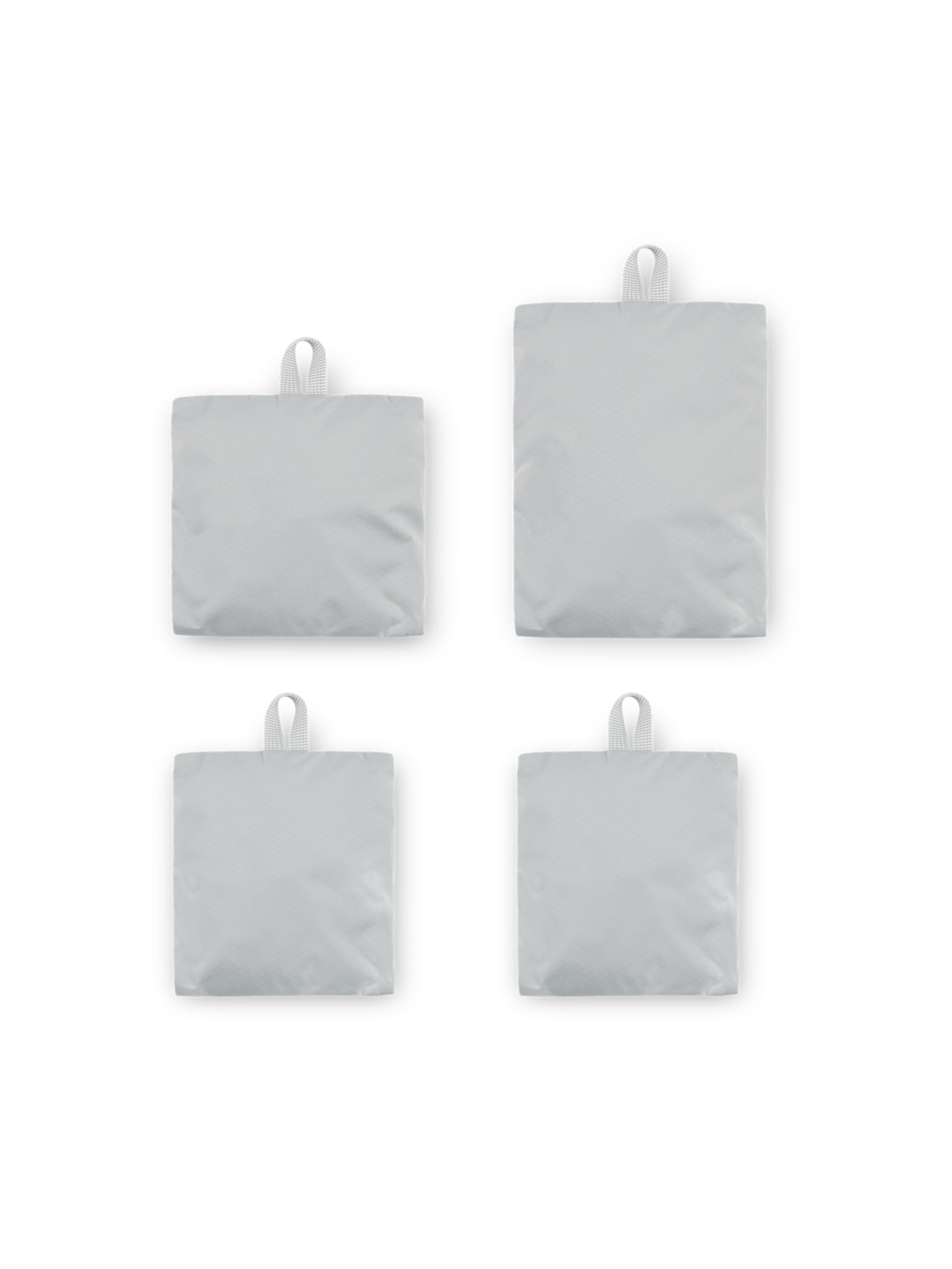 Kapten & Son Τσαντάκι καλλυντικών 'Packing Cubes Set Small' σε γκρι: μπροστά