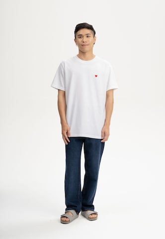 MELA - Camisa 'Pravin' em branco