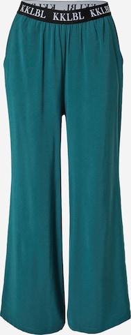 Karo Kauer - Pierna ancha Pantalón en azul: frente