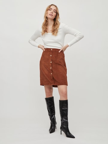 VILA Skirt 'Lock' in Brown