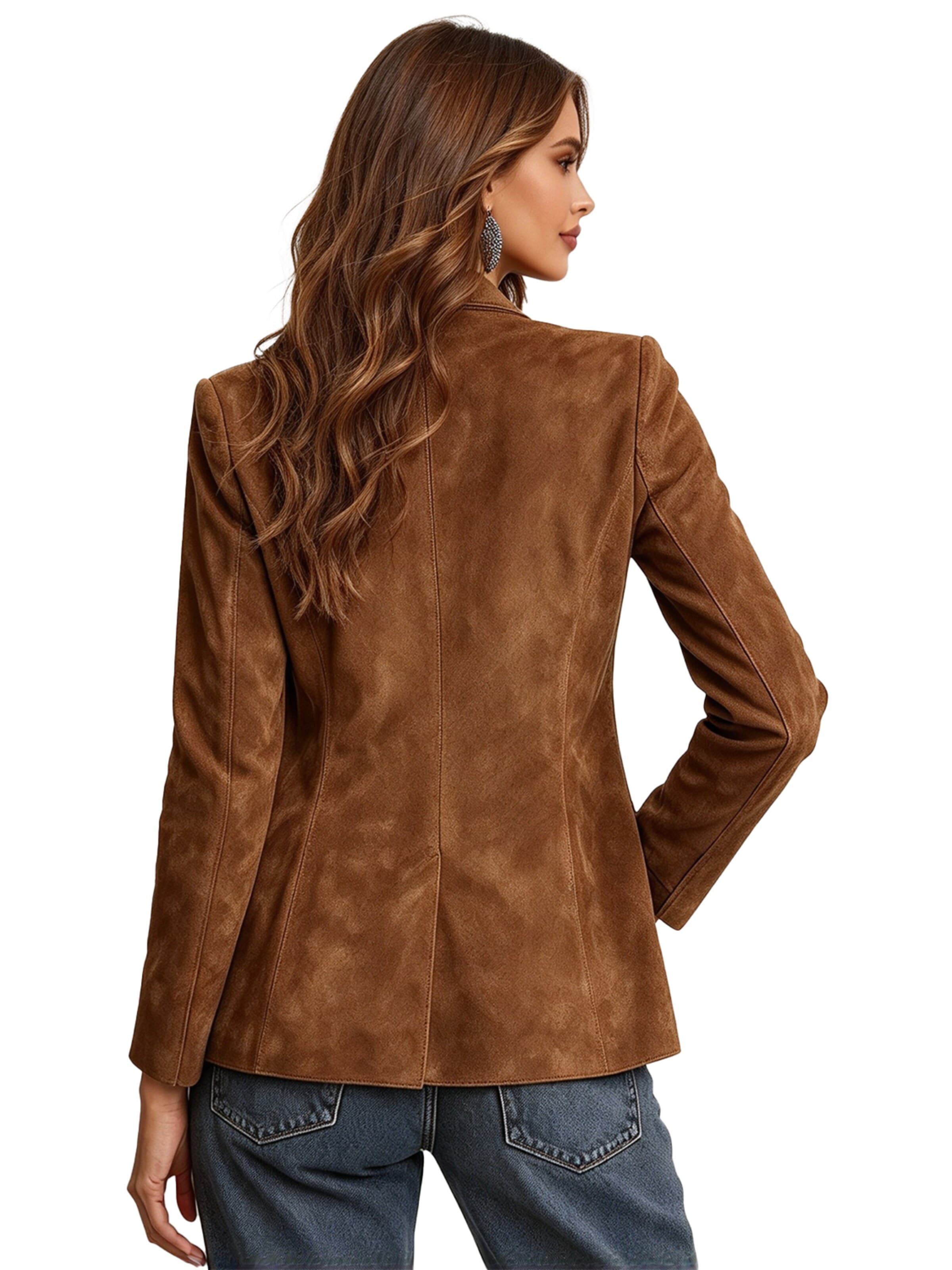 KoJooin Blazer in Brown