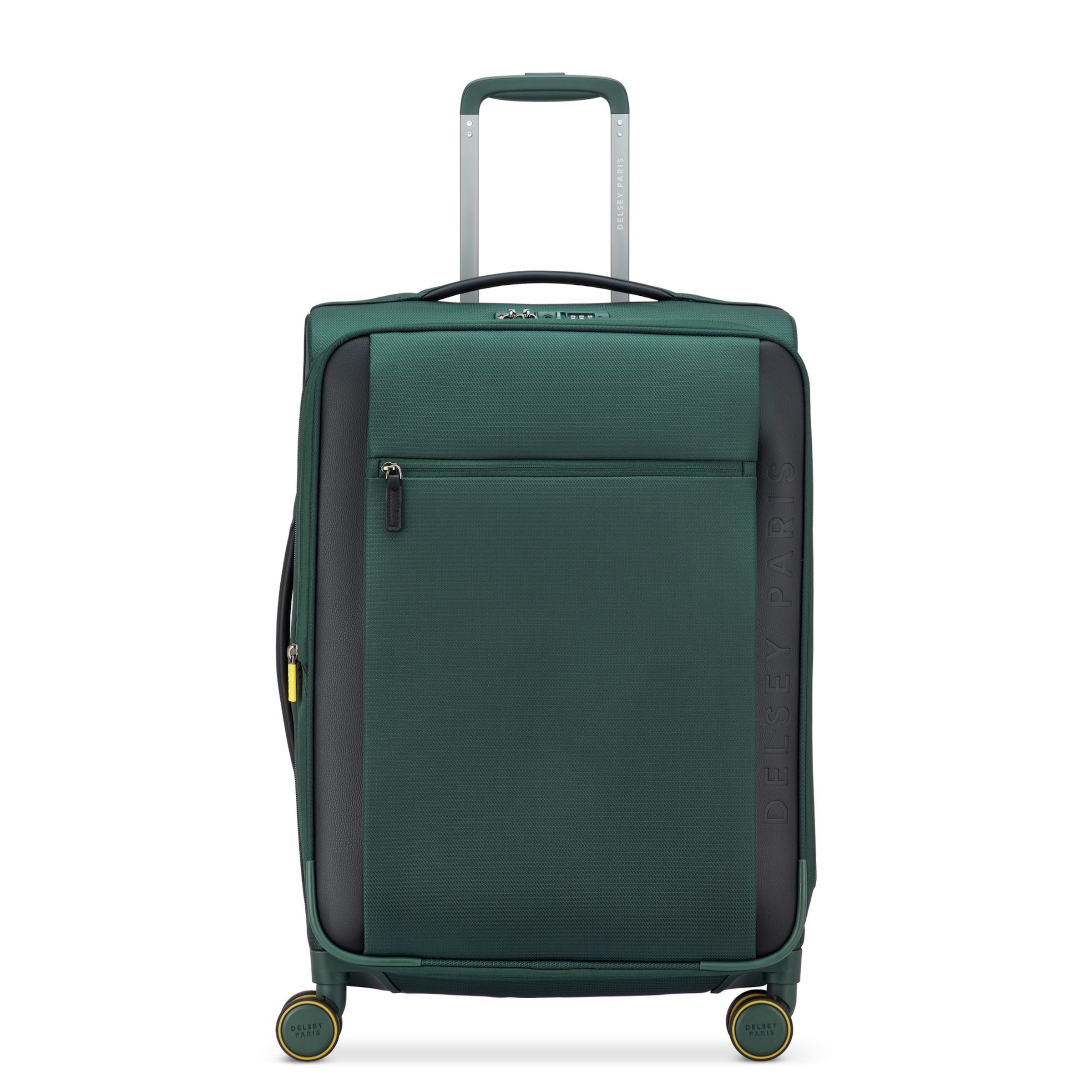 Delsey Paris Trolley 'Montmartre 3' in Groen: voorkant