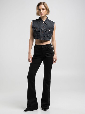 REPLAY Flared Jeans in Black