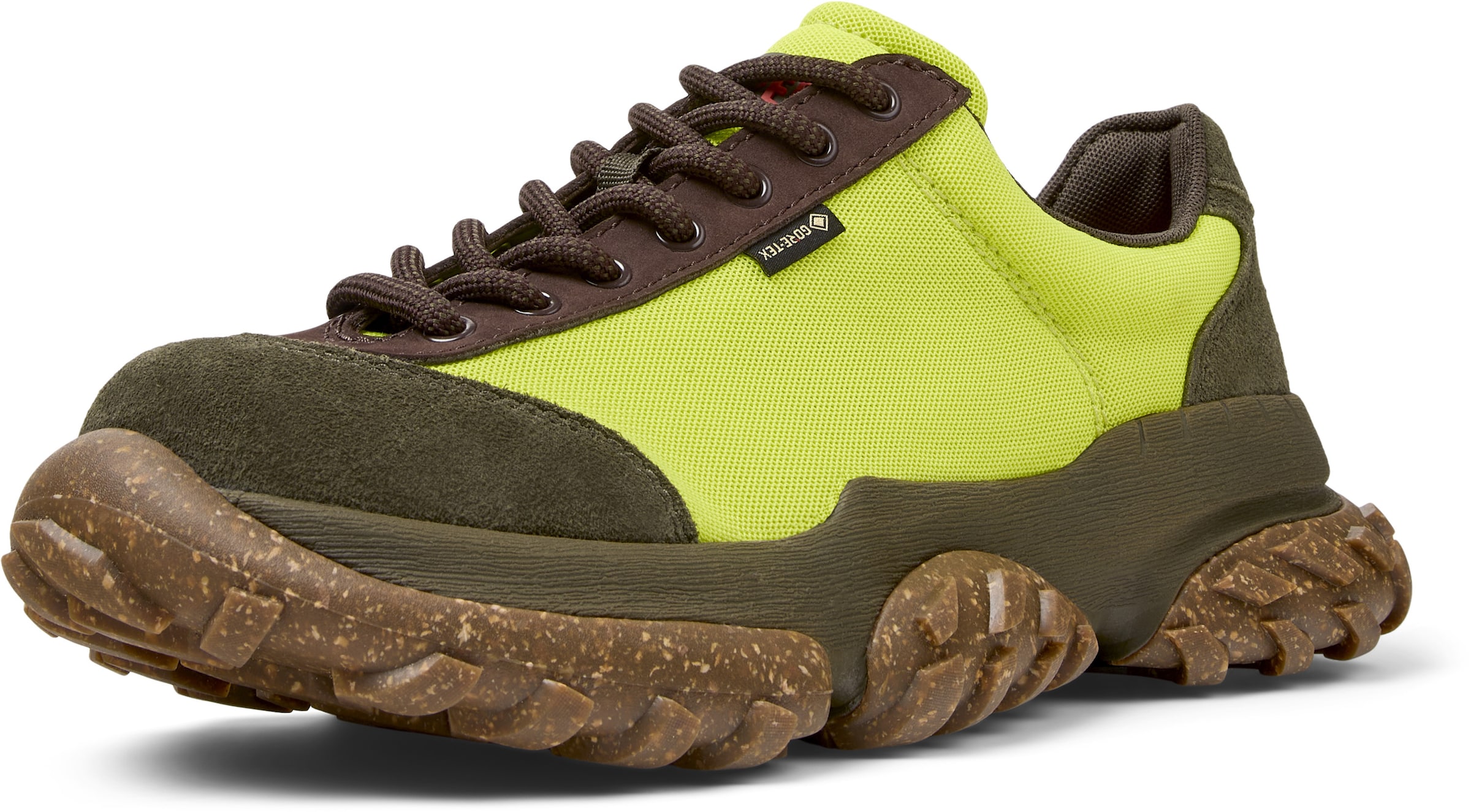 CAMPER Sneakers laag 'Karst Trek' in Groen: voorkant
