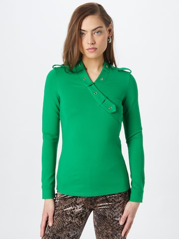Karen Millen - Camisa em verde: frente