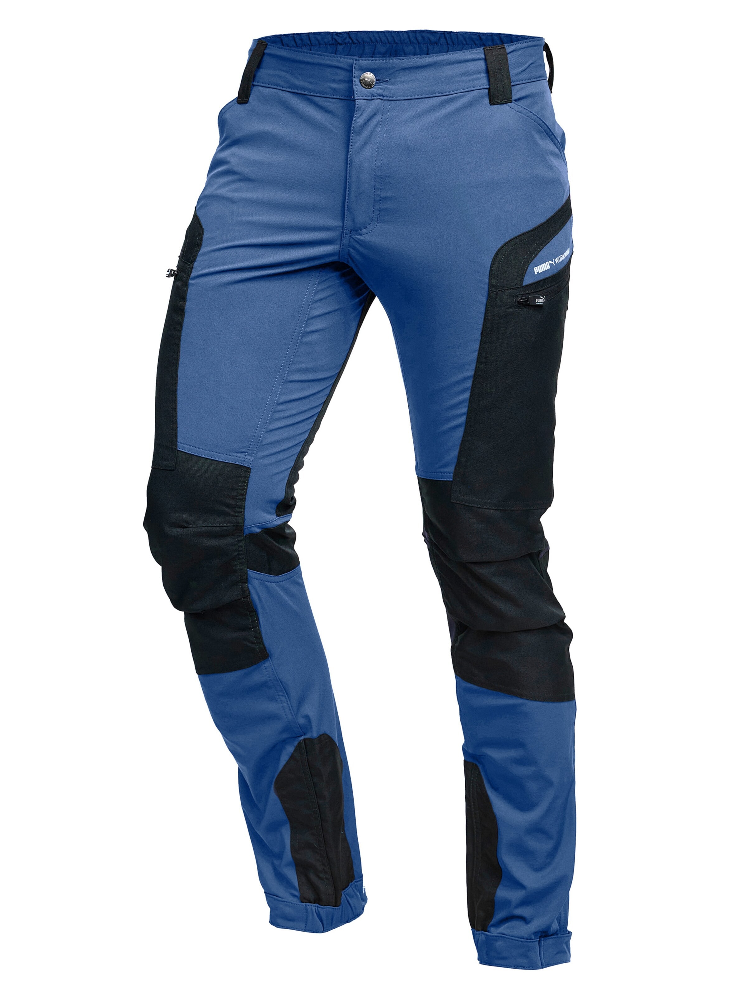 PUMA Workwear Outdoor Pants 'ProOne' in Blue: front