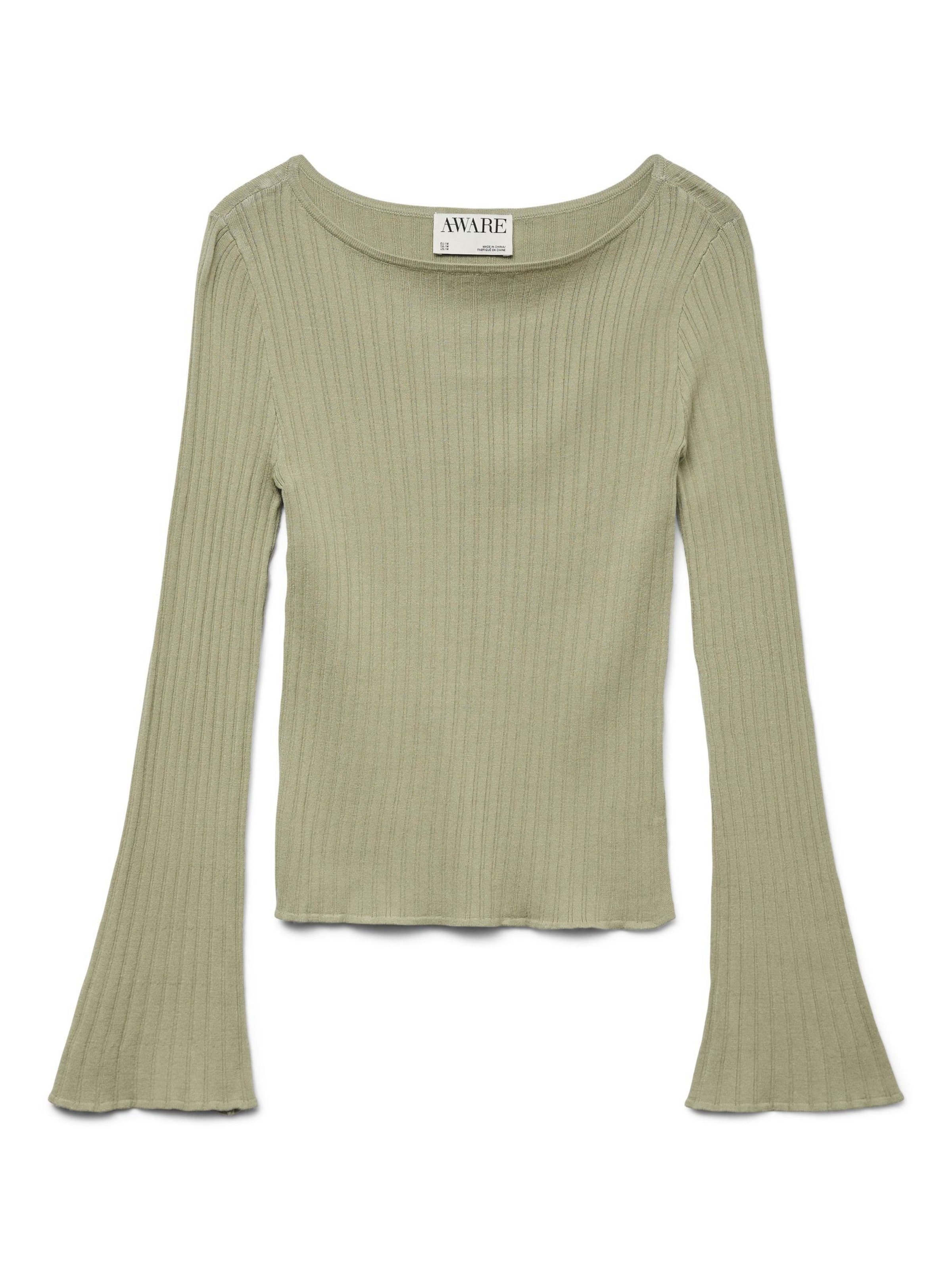 Pull-over 'VMSinka' VERO MODA en vert : devant