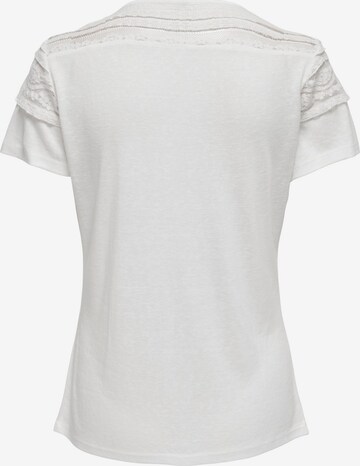 Maglietta 'Sadia' di ONLY in bianco