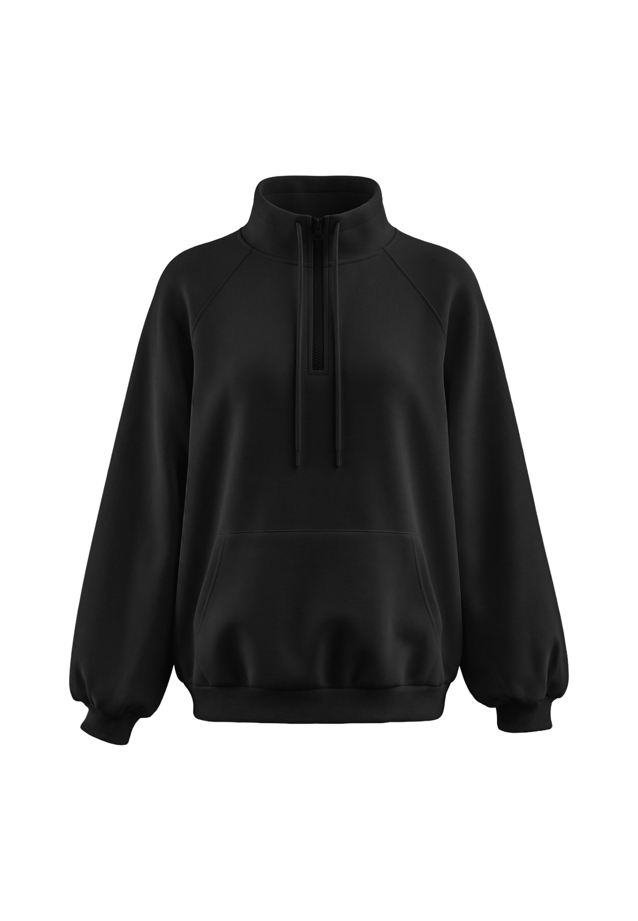 MYMO - Sudadera en negro: frente