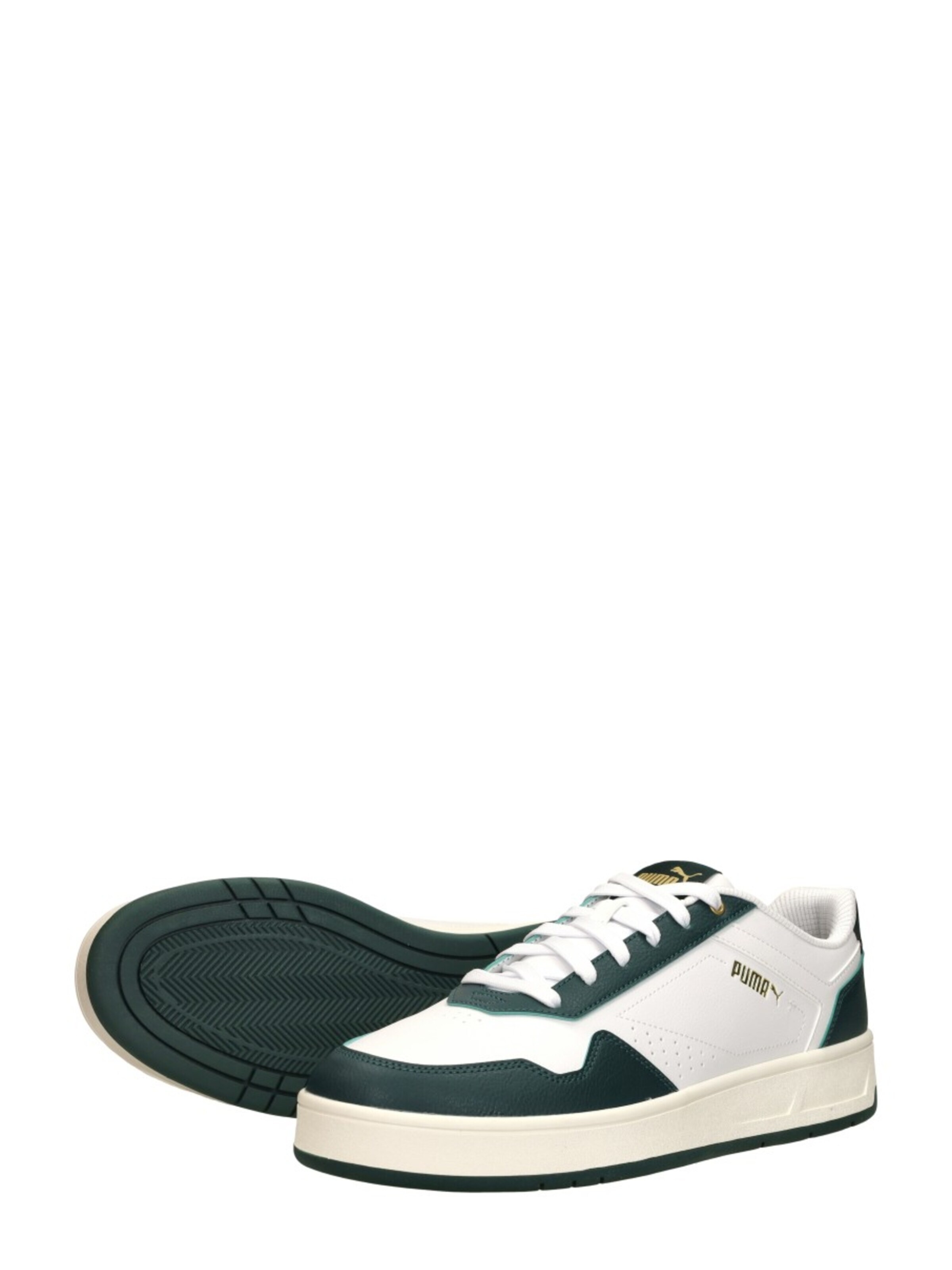 Baskets basses 'Court Classic' PUMA en vert