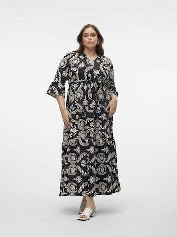 Robe 'ZERA' Vero Moda Curve en noir : devant