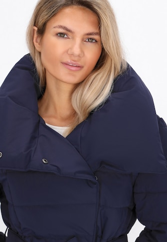 usha WHITE LABEL - Abrigo de entretiempo en azul