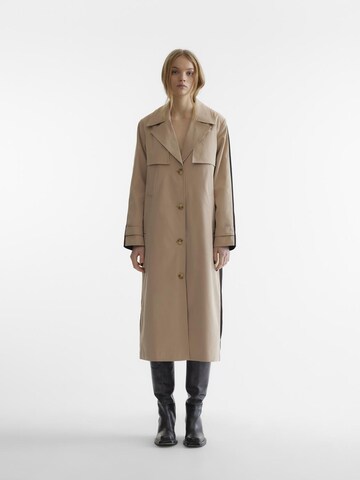 Manteau mi-saison 'KARLA' SOMETHINGNEW en beige : devant