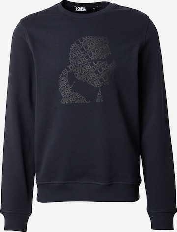 Karl Lagerfeld Mikina – modrá: přední strana