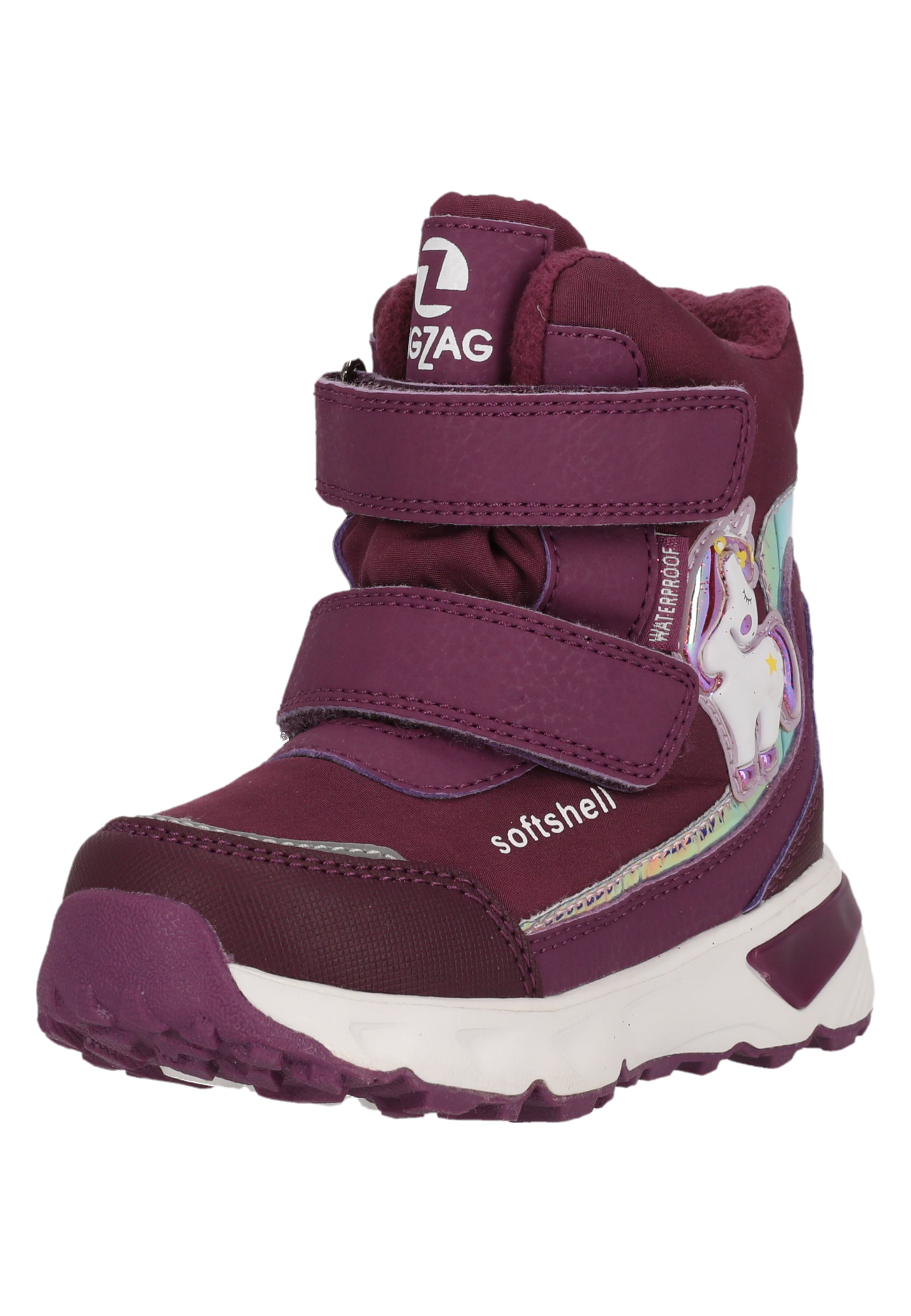 ZigZag Boot 'Hidol' in Red: front