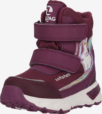 ZigZag Laarzen 'Hidol' in Rood: voorkant