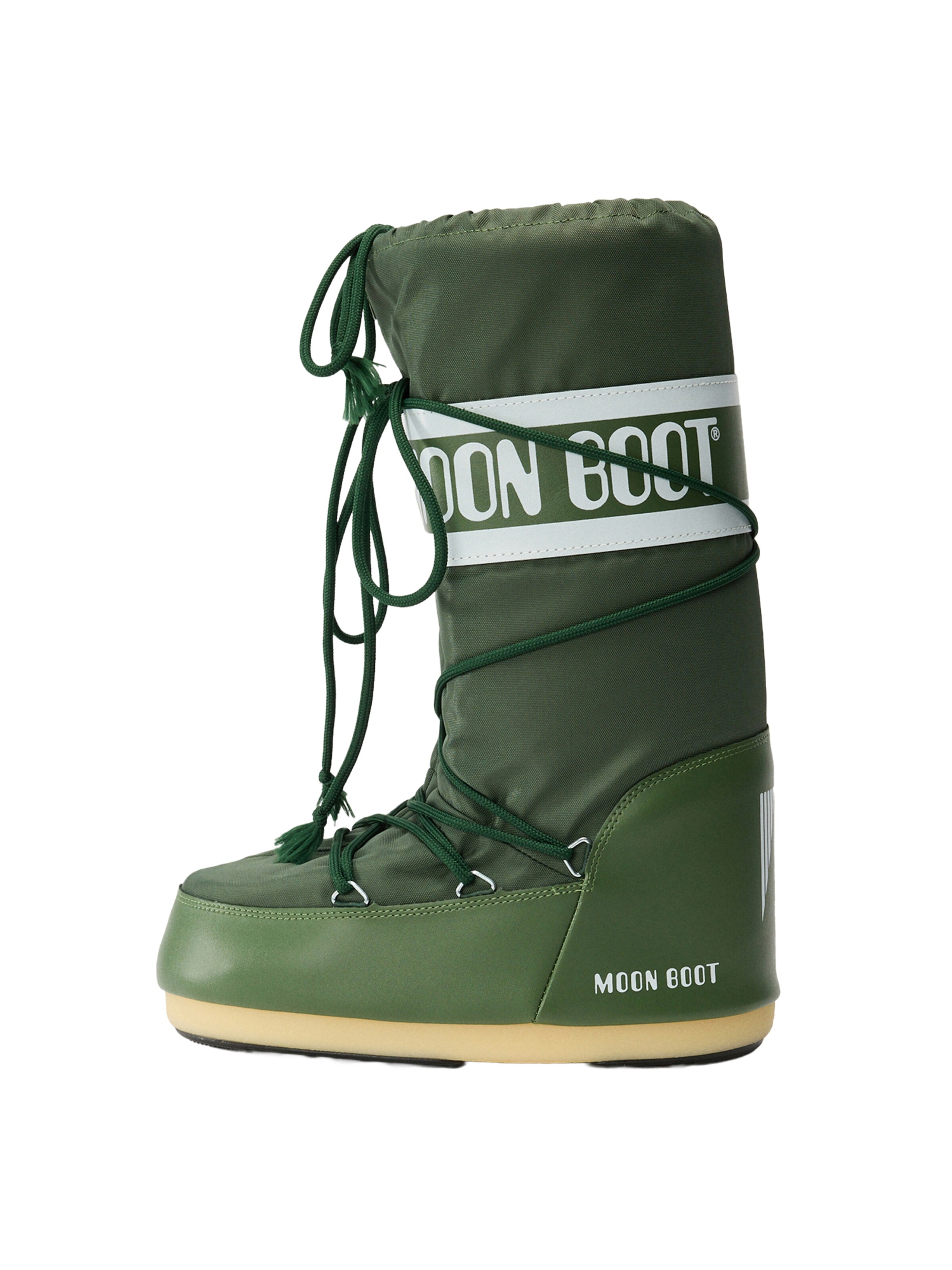 Bottes de neige MOON BOOT en vert : devant
