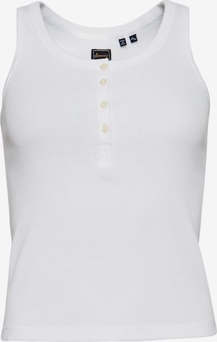 Top di Superdry in bianco: frontale