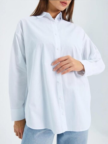 MixRay Bluse in Weiß