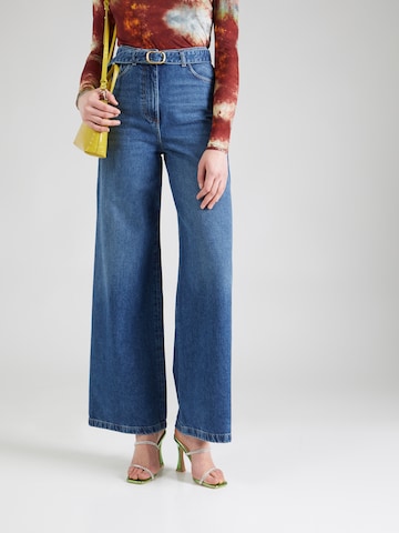 Twinset Bootcut Jeans in Blau: predná strana