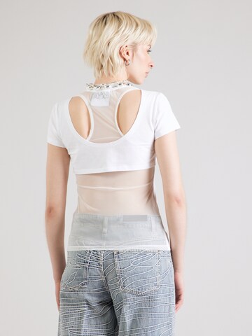 balta Versace Jeans Couture Marškinėliai