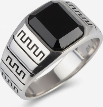 Eternal Ring 'Onyx' in Silber: Vorderseite