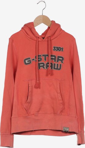 G-Star RAW Sweatshirt & Zip-Up Hoodie in M in Orange: front