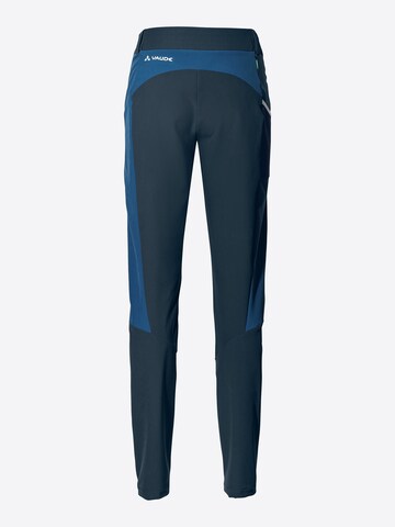 VAUDE Slimfit Outdoorbroek 'Elope' in Blauw