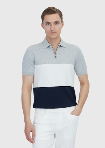 Ramsey Poloshirt in Grau: Vorderseite