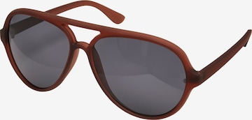 Lunettes de soleil 'March' MSTRDS en marron : devant