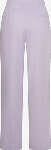 4funkyflavours - Pierna ancha Pantalón de pinzas 'Floetic' en lila