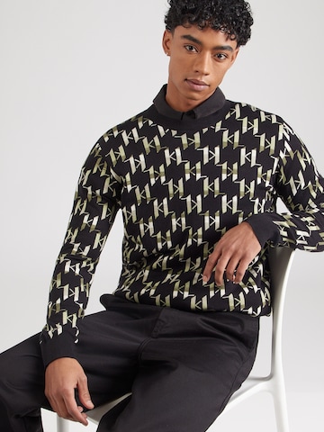 Karl Lagerfeld Trui in Groen: voorkant