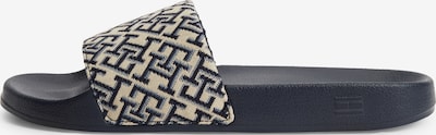 Šlepetės iš TOMMY HILFIGER, spalva – smėlio spalva / mėlyna / tamsiai mėlyna, Prekių apžvalga