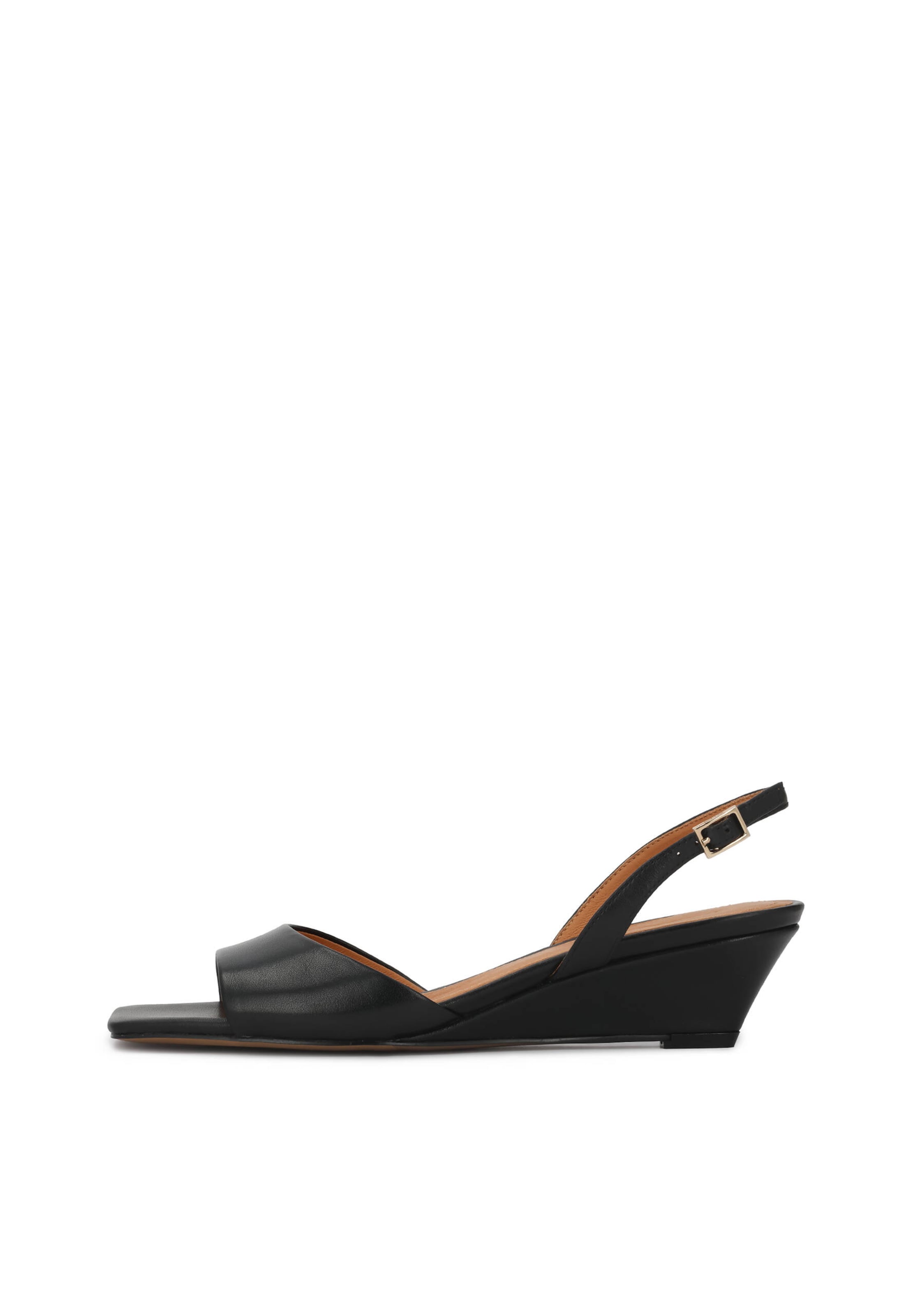 Sandales Kazar en noir : devant