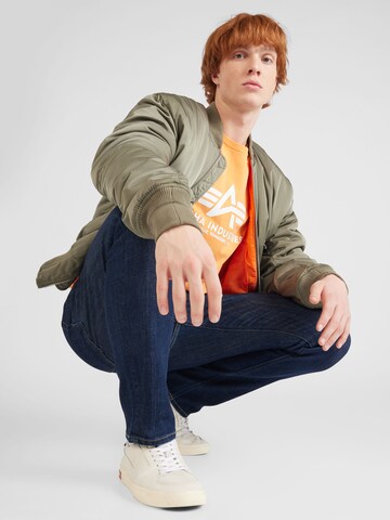 ALPHA INDUSTRIES - Camisa em laranja