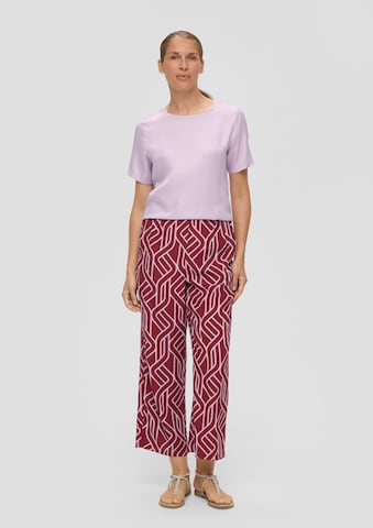 T-shirt s.Oliver BLACK LABEL en violet