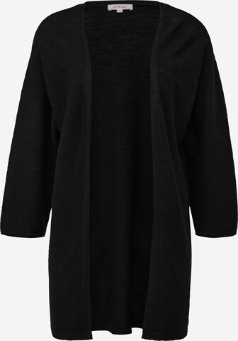 Cardigan s.Oliver en noir : devant