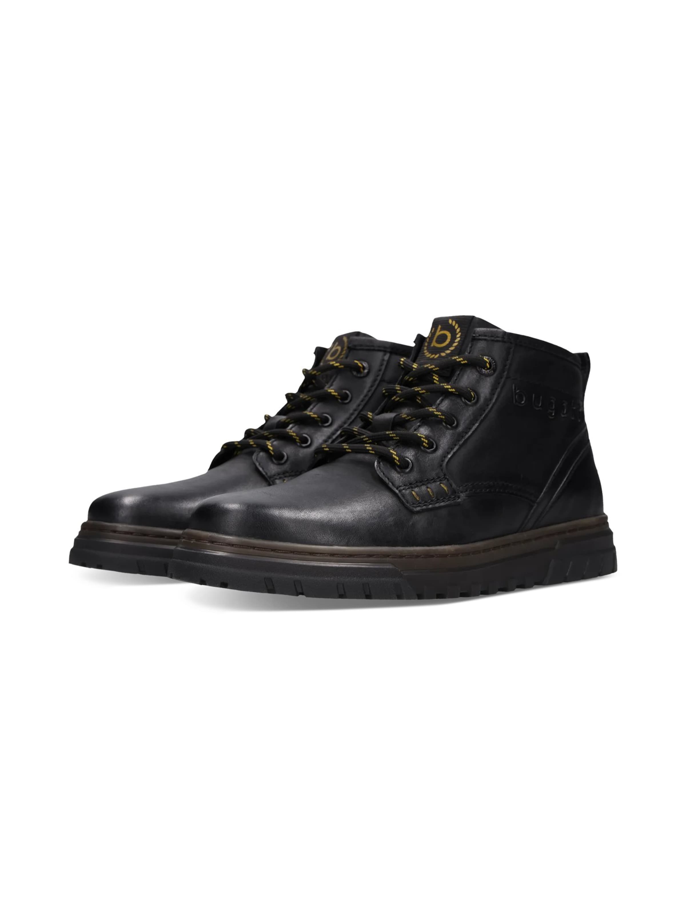 bugatti Schnürboots in Schwarz