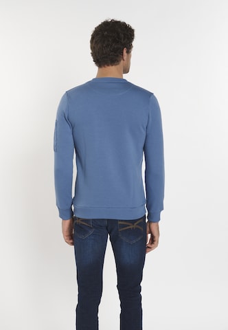 DENIM CULTURE Sweatshirt 'BRET' in Blau