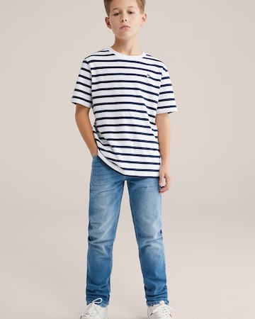 WE Fashion regular Τζιν σε μπλε