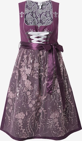 Ulla Popken Dress in Purple: front