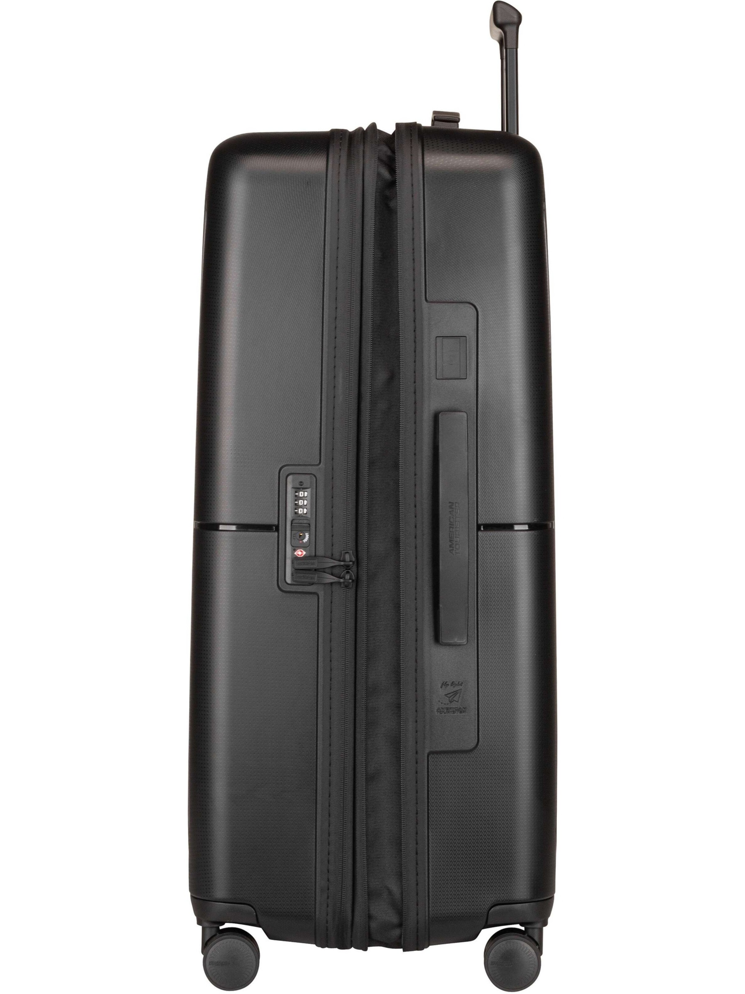 American Tourister Trolley ' Dashpop Spinner 77 EXP' in Schwarz