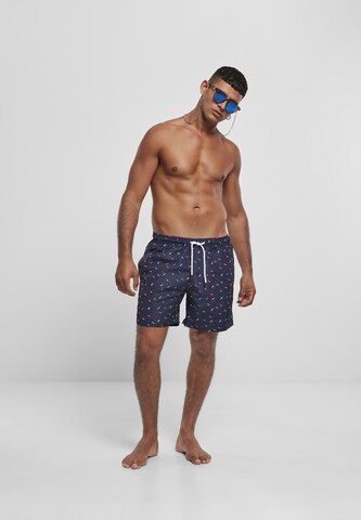 Urban Classics Zwemshorts in Blauw