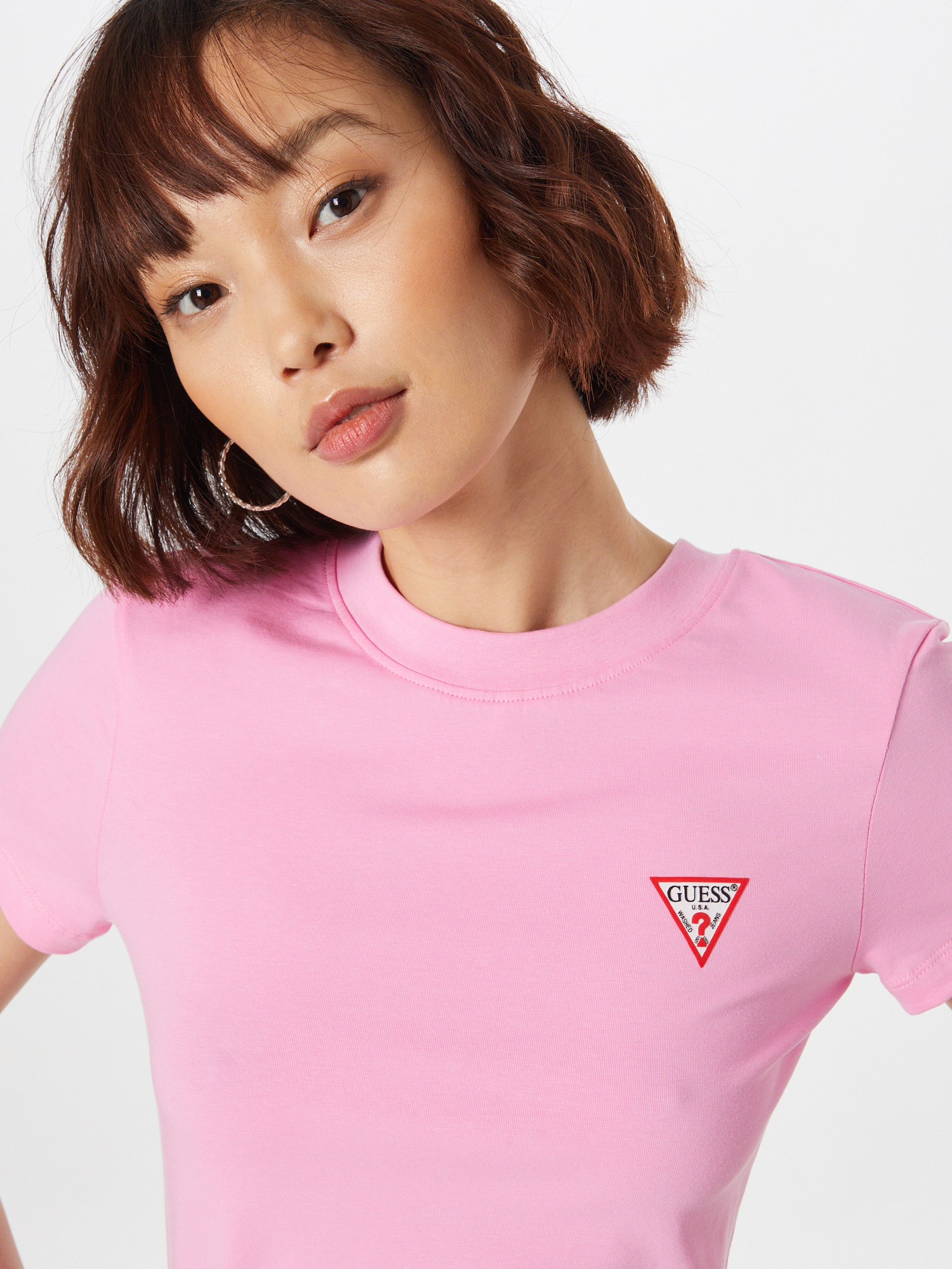 GUESS T-Shirt in Rosa 