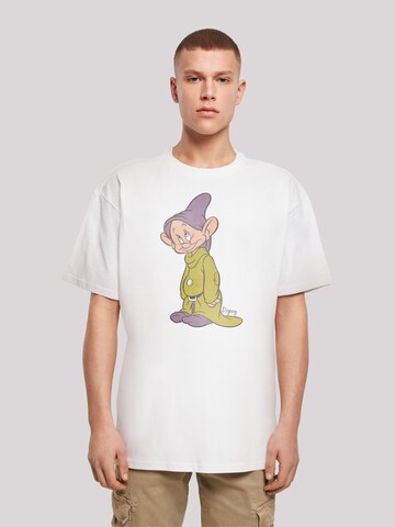 F4NT4STIC Shirt 'Disney Classic Dopey' in Wit: voorkant
