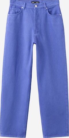 MANGO Loosefit Farkut värissä sininen: etupuoli