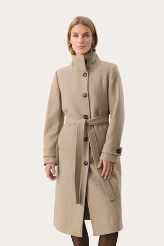 Manteau mi-saison 'Lihanna' Part Two en beige : devant