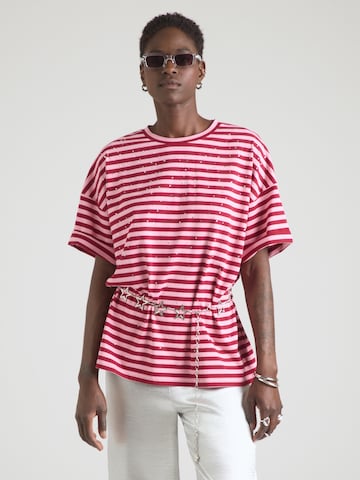 Tricou de la Essentiel Antwerp pe roz: față