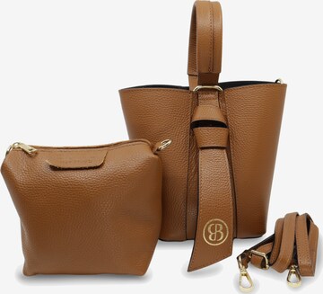 BESSO Handbag 'Sensibilità Funzionale' in Brown: front